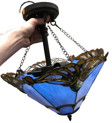 Tiffany stropné svietidlo SKY Ø40