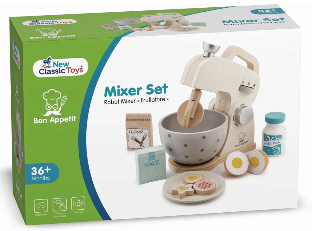 Drevený kuchynský robot