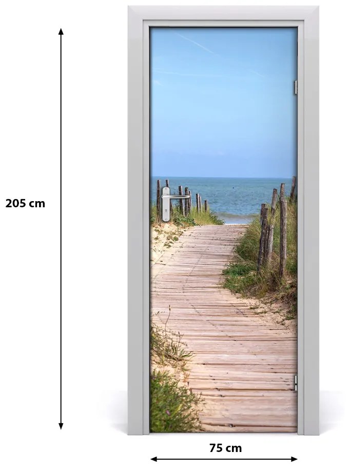 Fototapeta na dvere Chodník na pláž 75x205 cm