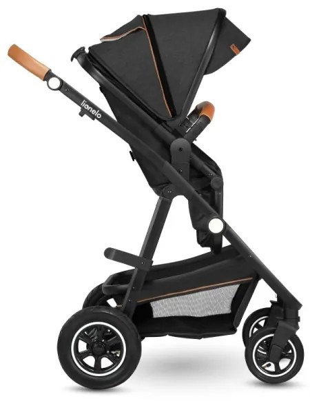 Lionelo - Kombinovaný kočík 2v1 AMBER Grey Graphite