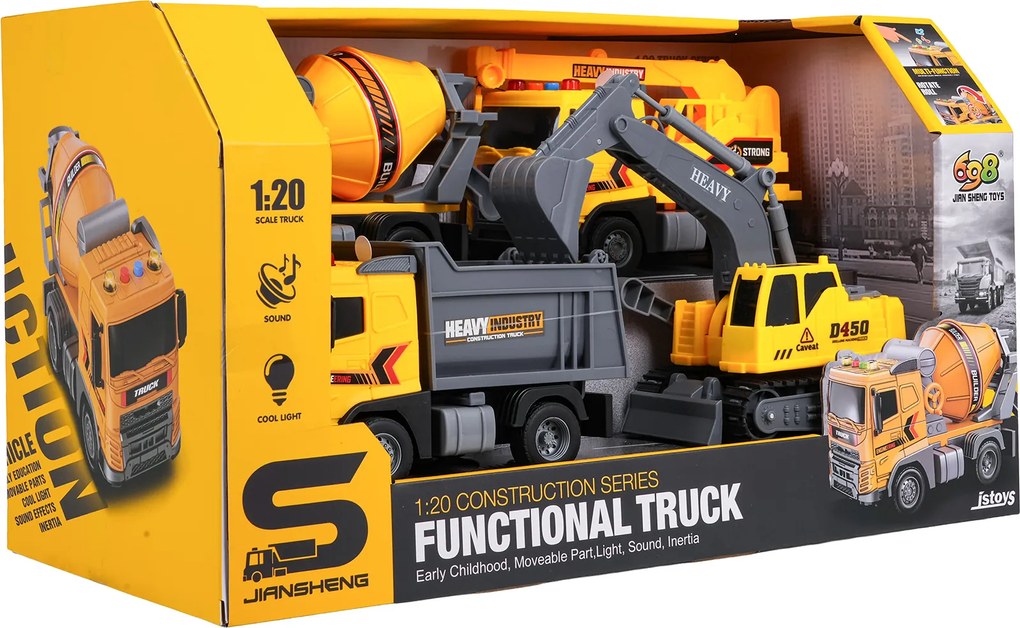 Ramiz Sada stavebných vozidiel 1:20