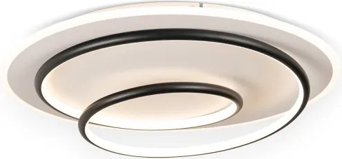BRILAGI - stmievateľné LED stropné svietidlo FLARE LED/70W/230V, priemer 50 cm, biela/čierna + diaľkové ovládanie