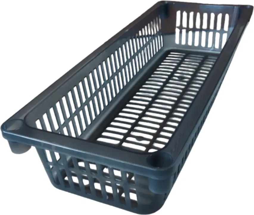 Orion Úložný kôš, box a organizér extra hlboký 50cm x 20cm INVA, dymový