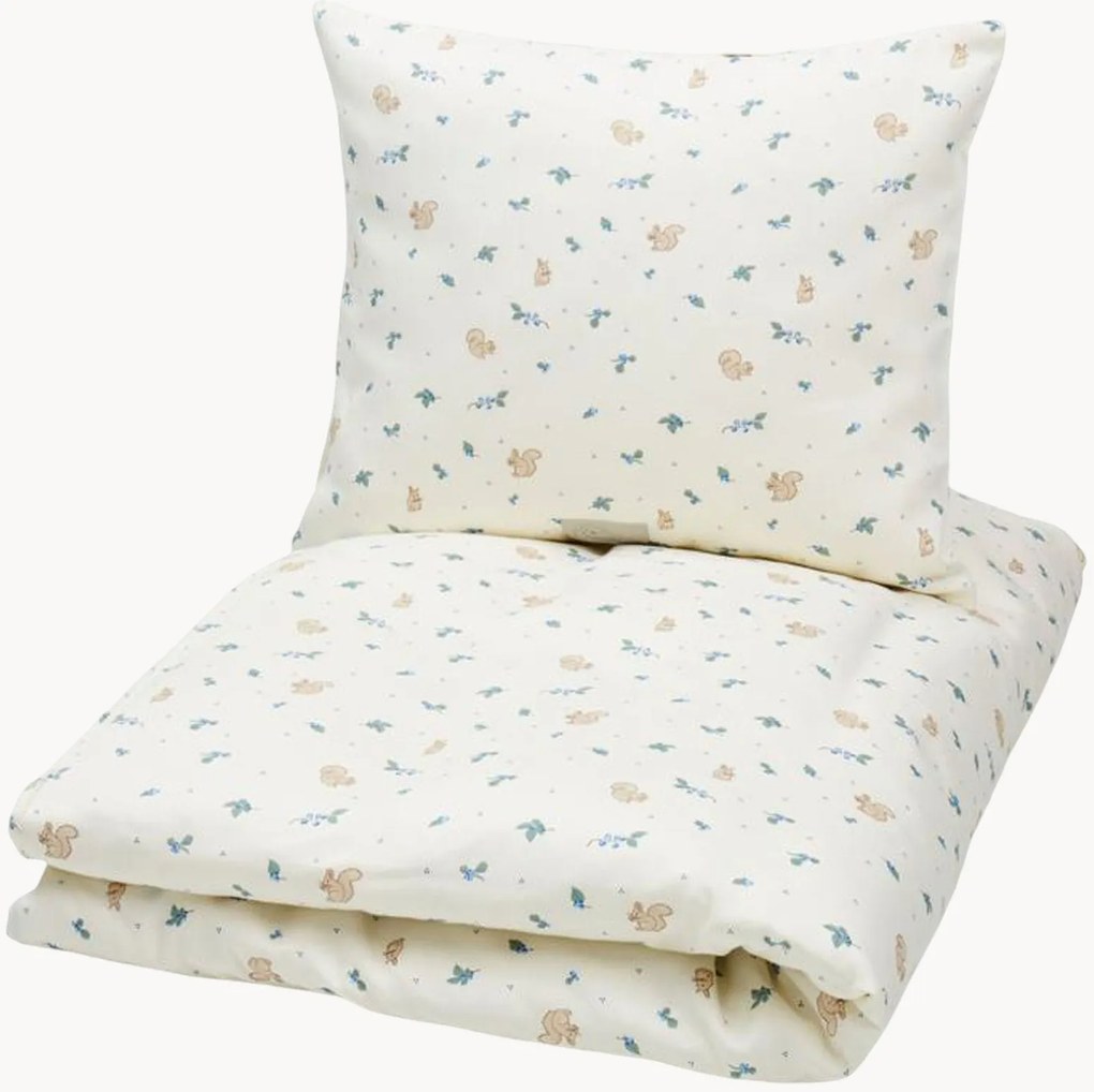 Detská posteľná bielizeň z bavlneného saténu Blueberries