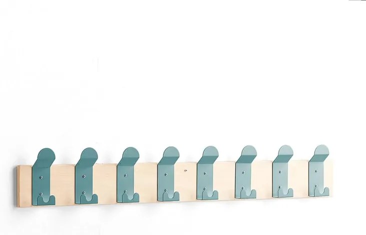 Vešiak na kabáty ANNIE, 8 háčikov, tyrkysová