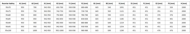Mexen Lunar-F Duo, skladací sprchový kút 95 x 95 cm, 6mm číre sklo, čierny profil, 836-095L-095P-70-00