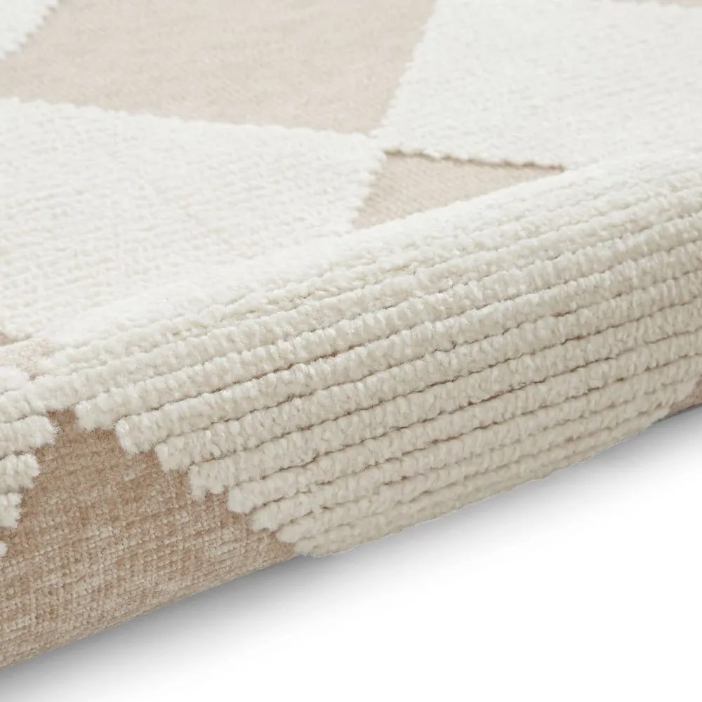 Bielo-béžový prateľný koberec 160x230 cm Lyna Beige&White – Think Rugs