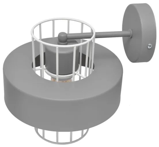 Nástenné svietidlo VOLTA 1xE27/15W/230V šedá