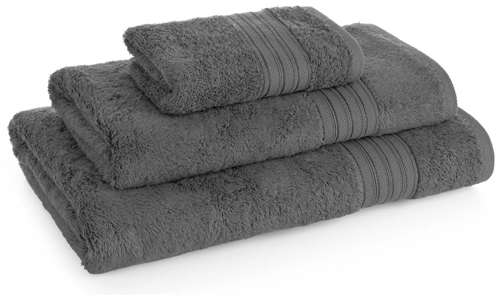 BAVLNENÝ UTERÁK AURA 30X50 CM TMAVOSIVÁ