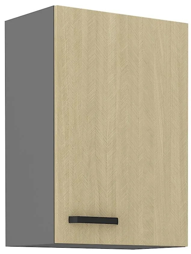 Kuchynská skrinka SCANDI jedľa/antracitová 50g-72 1f