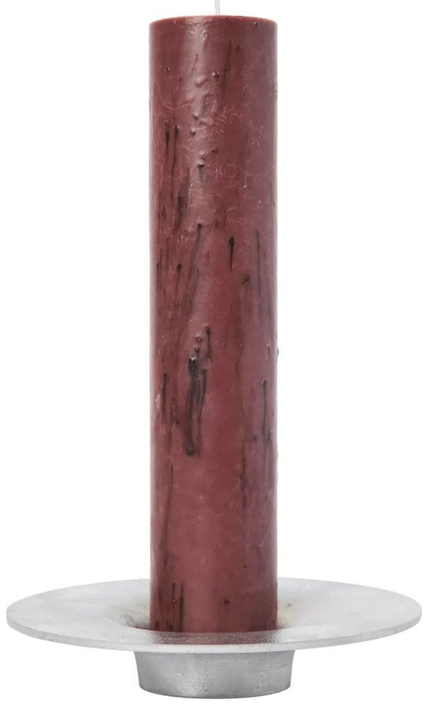 Ferm Living Kovový svietnik Soothe Aluminium Ø 16 cm