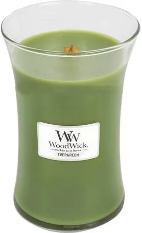 Sviečka oválna váza WoodWick Vôňa ihličia, 609.5 g