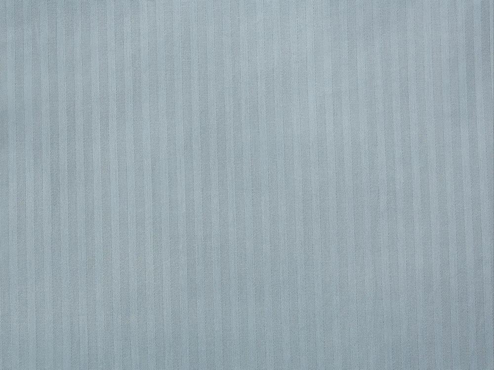 Posteľné obliečky z bavlneného saténu 155 x 220 cm sivé AVONDALE Beliani
