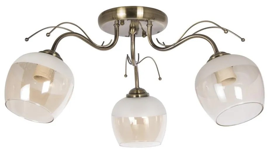 Luster prisadený 3xE27/60W/230V mosadz