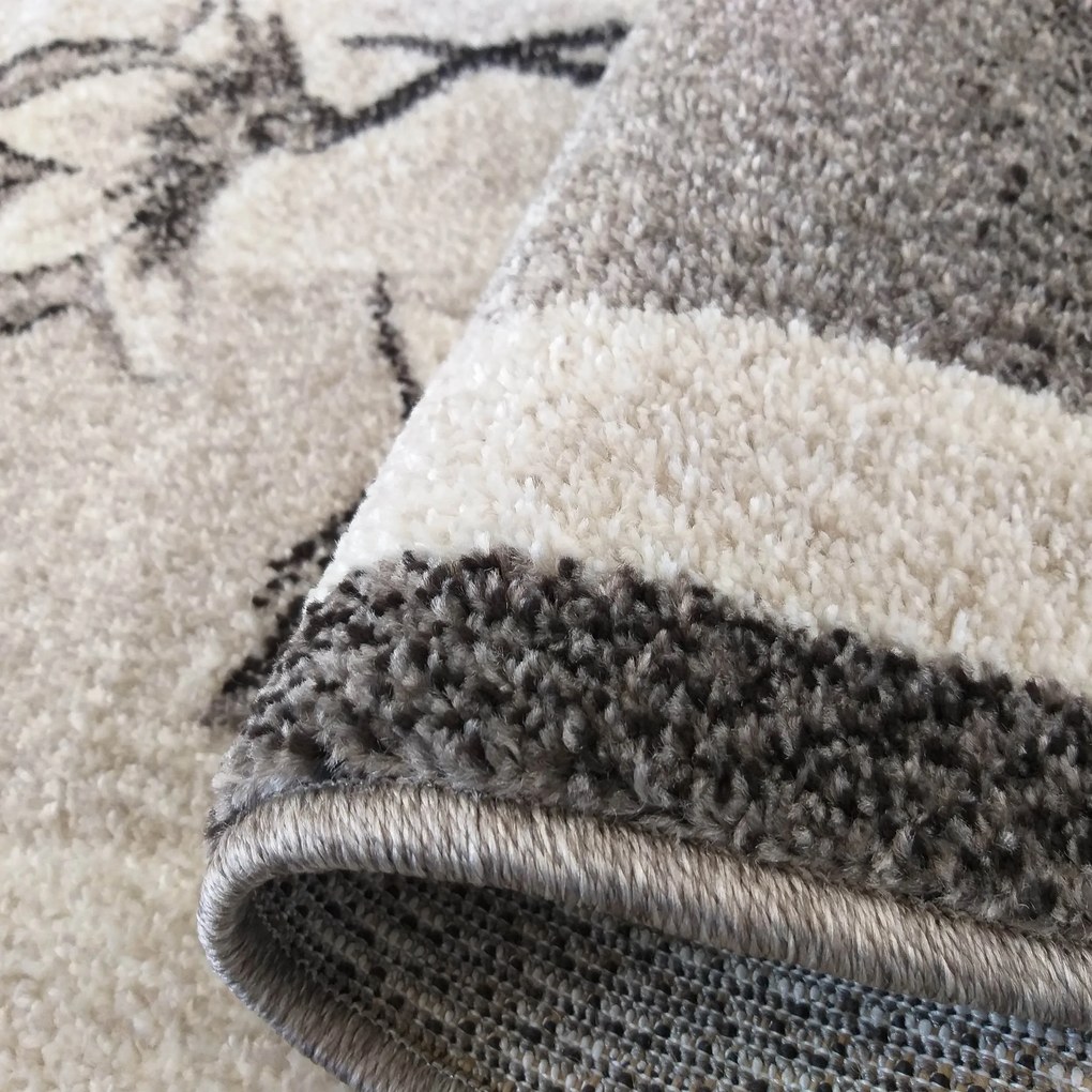 DY OTTO 02 Sivý koberec Rozmer: 240x330 cm