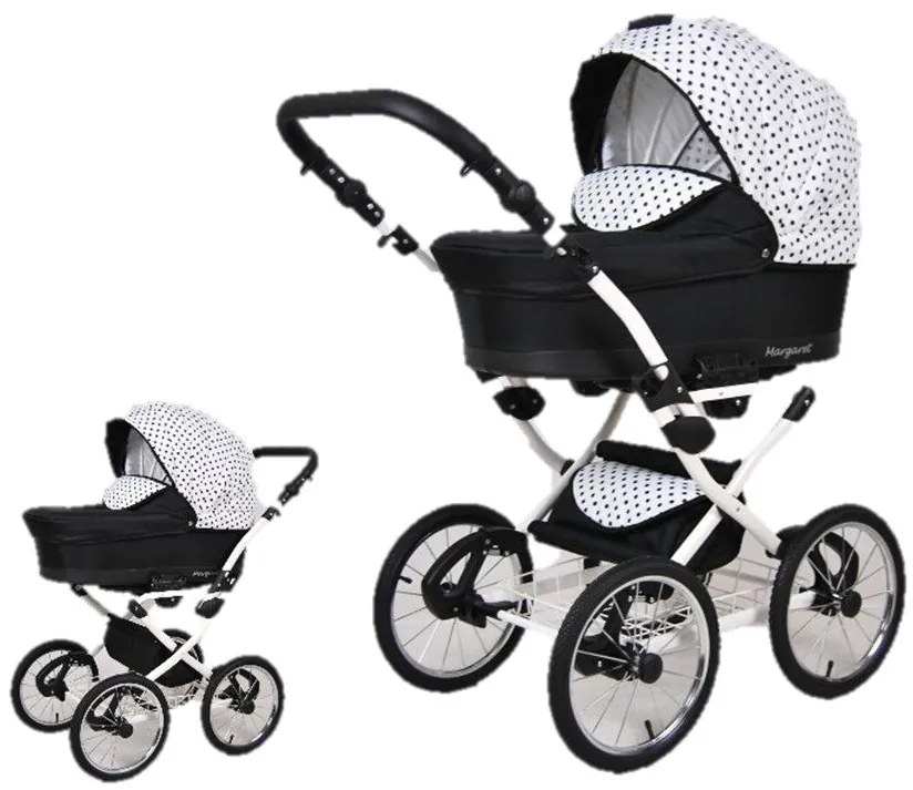 Kombinovaný kočík Raf-pol BABYLUX Margaret - Grey flex (3-kombinácia)