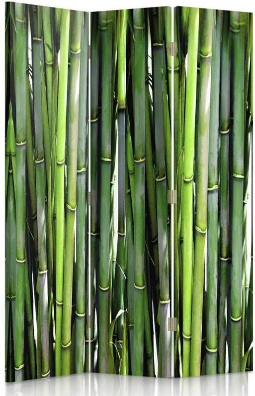 CARO Paraván - Bamboo | trojdielny | obojstranný 110x150 cm