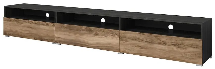 TV stolík s možnosťou zavesenia 3k Baros 40 satin/touchwood