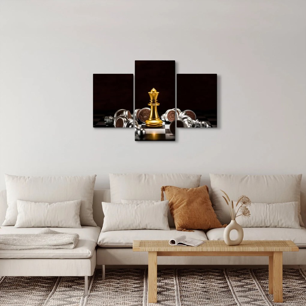 Obraz - Šachové figúrky (90x60 cm)