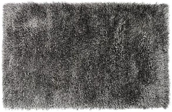 Kontrast Kusový koberec s vysokým vlasom PUFFY 80 x 140 cm - tmavosivý