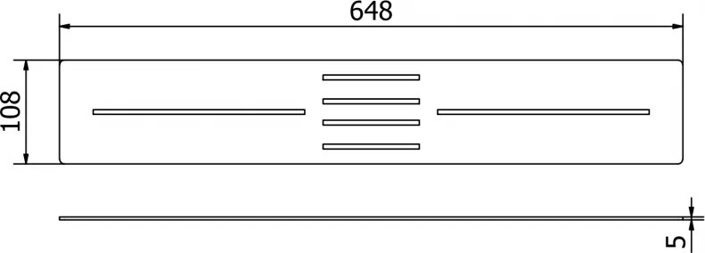 Mexen Toro, krytka sifónu pre sprchovú vaničku Toro (130-160 cm), zlatá lesklá, 43920050
