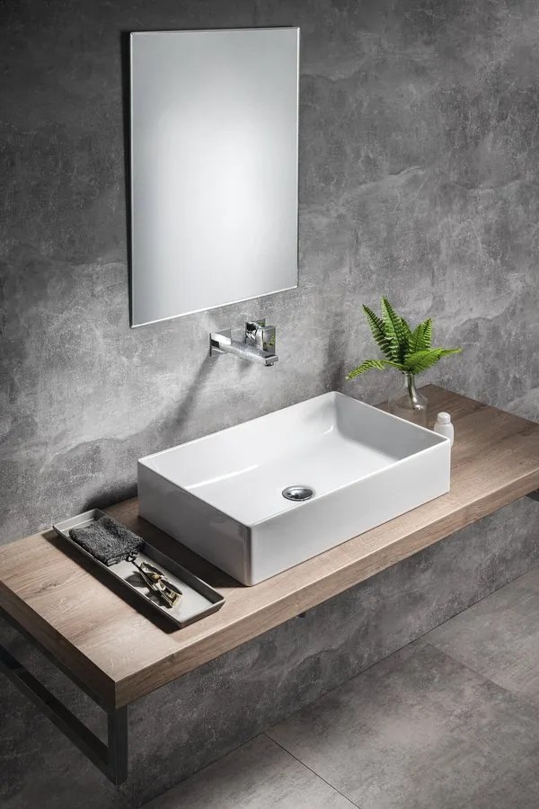 GSI GSI, KUBE X keramické umývadlo na dosku, priemer 32cm, biela ExtraGlaze, 943511