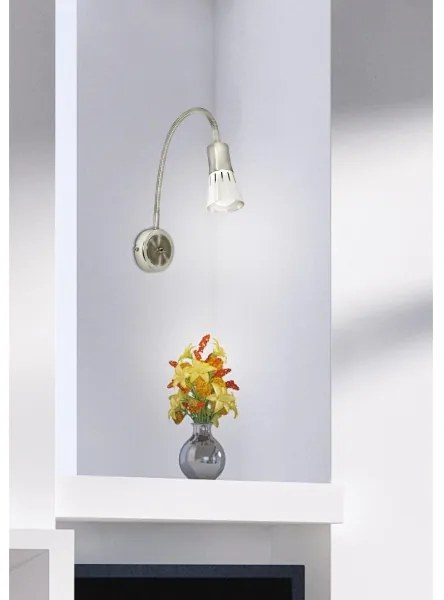 Flexibilná lampička ARENA 1xE14/40W/230V chróm