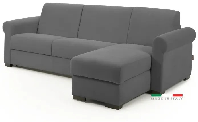 Rohová sedacia súpravana každodenné spanie SAVONA s rozkladom, tyrkysová (penelope 18), 140