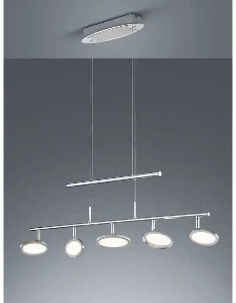 Trio - LED Luster na lanku DUELLANT 5xLED/4,3W/230V