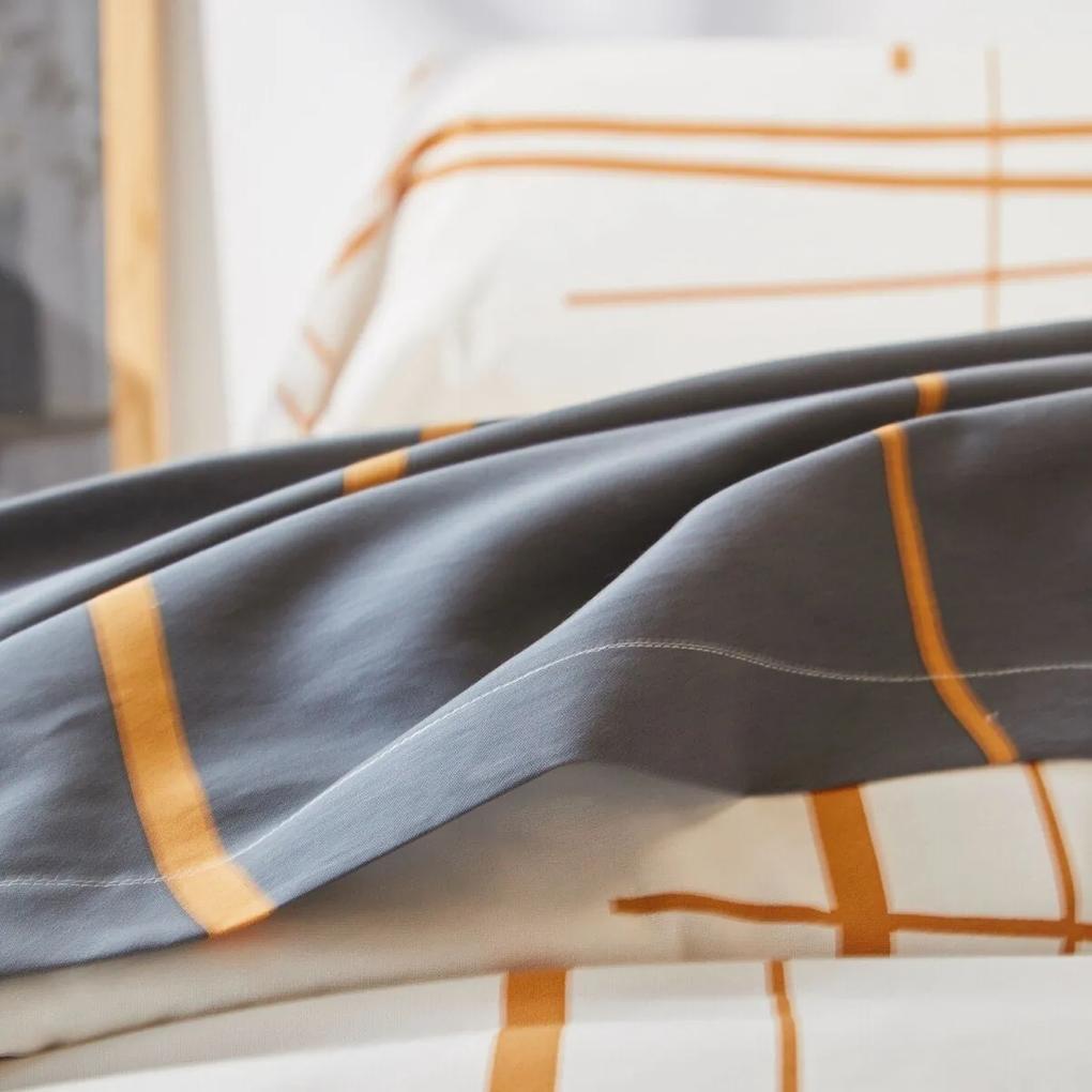 Posteľná bielizeň Hoshi s grafickým vzorom, bavlna