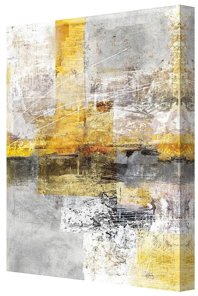 Plátno maľba Yellow Abstarct