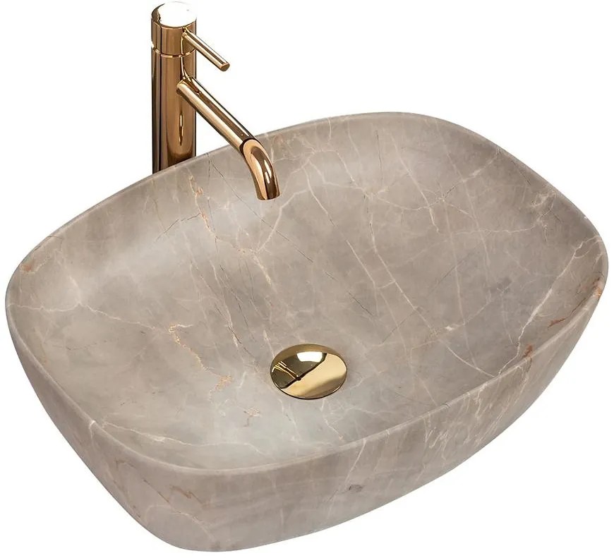 Umývadlo na dosku Freja Beige Matt