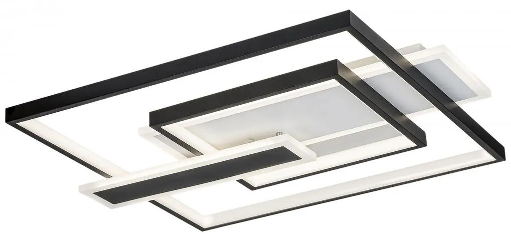 RABALUX LED stropné moderné svetlo HERKULES, 50W, denná biela, čierne