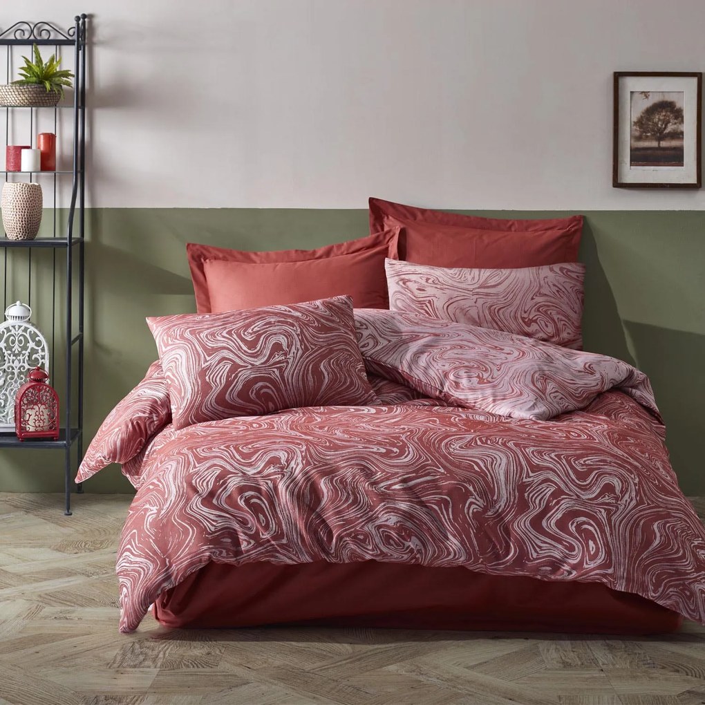 ŽAKÁROVÉ OBLIEČKY COTTONLOVE JACQUARD MARBLE 200X220 CM, 2KS 70X80 CM VZOROVANÉ