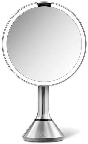 Simplehuman Dual Touch kozmetické zrkadielko kartáčovaná nerez oceľ SHST3052