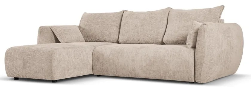 Béžová rohová pohovka (ľavý roh) Matera – Cosmopolitan Design