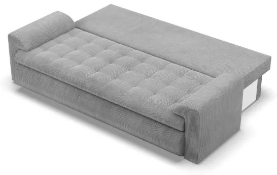 Trojmiestna rozkladacia sedačka FORESTA sivá