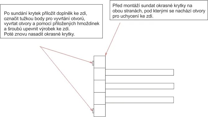 Nimco Trojitý otočný háčik BORMO - BR 11099-3-26