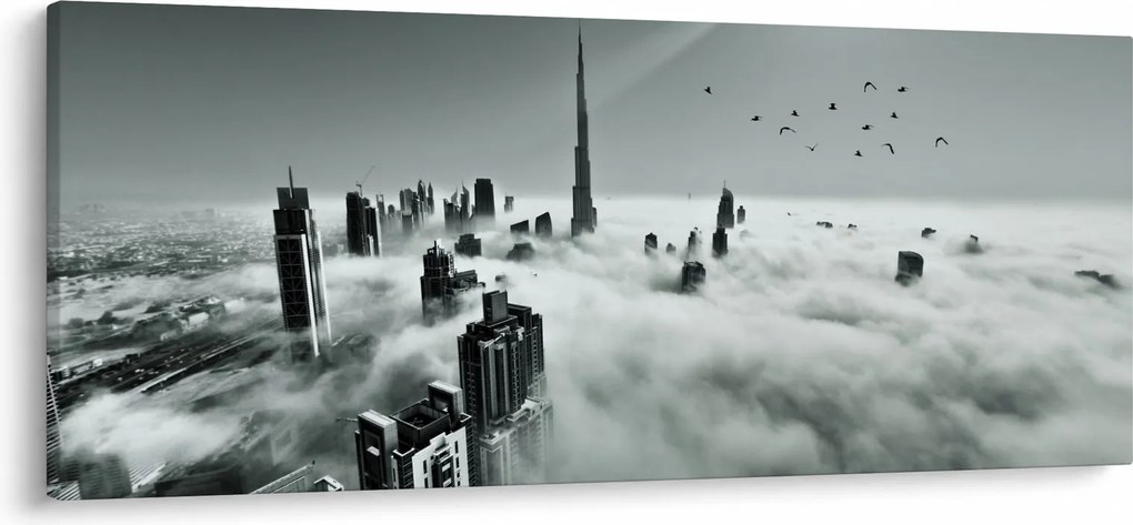 Obraz - Mrakodrapy v Dubai (120x50 cm)