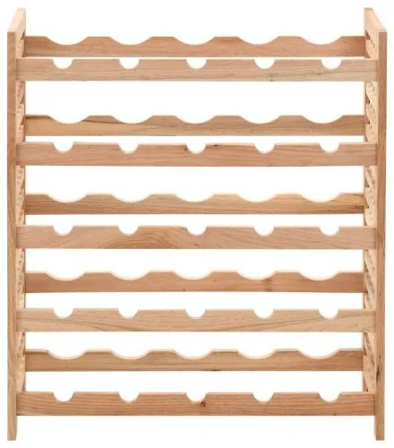 vidaXL Stojan na víno z orechového dreva na 25 fliaš 63x25x73 cm-