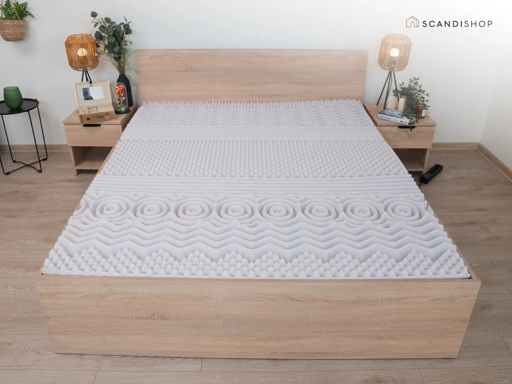 Penový matrac DELUXE 90x200 cm Ochrana matraca: VRÁTANE chrániča matraca