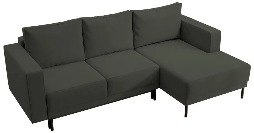 Rohová sedacia súprava Rodriguez mini (P) (zelená + čierna). Akcia -18%. Vlastná spoľahlivá doprava až k Vám domov. 1099547