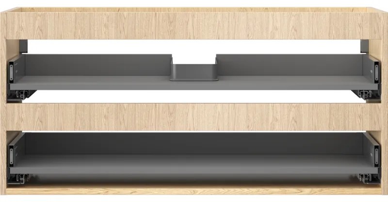 Mexen Box-A, závesná skrinka 100 cm, 2 zásuvky, dub, 91AX0-1000-470-2-81