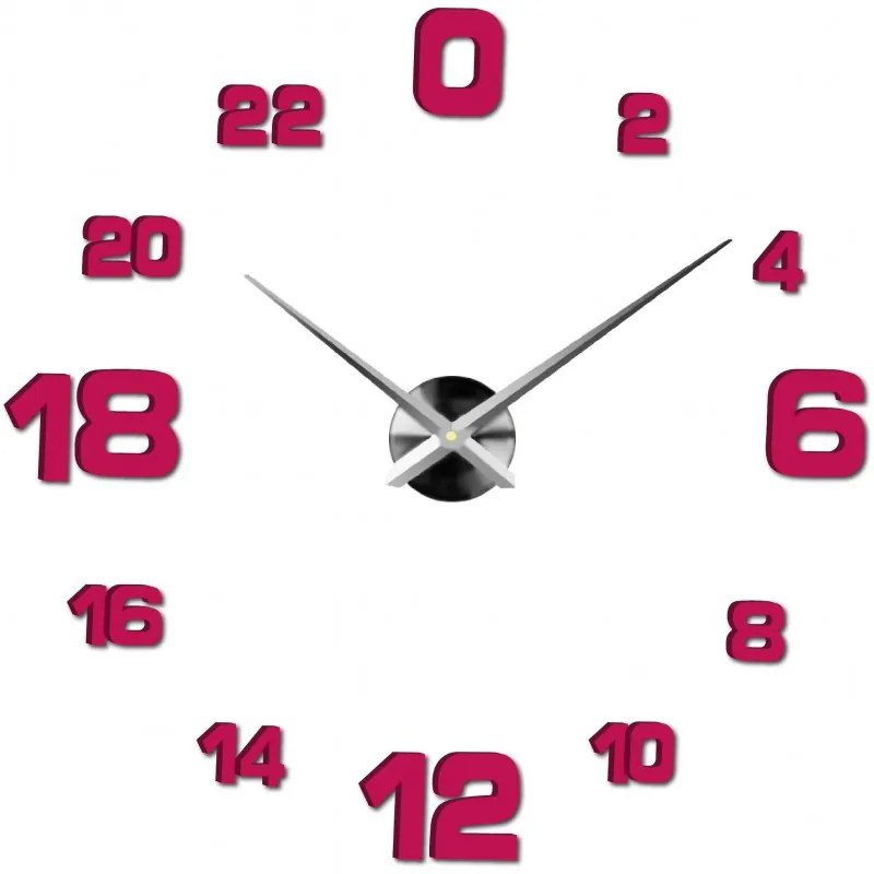 Moderné nalepovacie nástenné hodiny | 3D hodiny 12S022-Wall clock