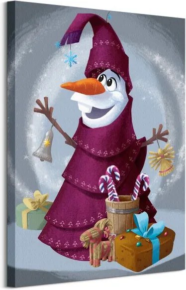Obraz na plátne Disney Olaf's Frozen Adventure Tree 60x80cm WDC100360