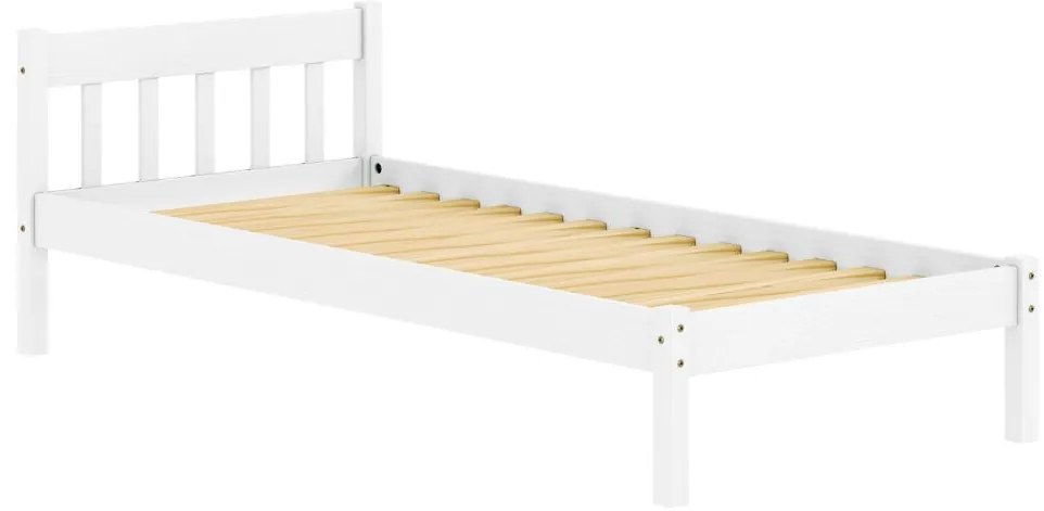 Jednolôžková posteľ 90x200 cm Malil (biela). Vlastná spoľahlivá doprava až k Vám domov. 1119523