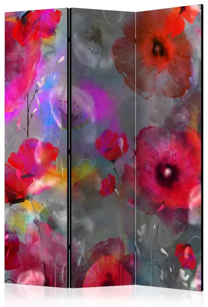 Artgeist Paraván - Painted Poppies [Room Dividers]