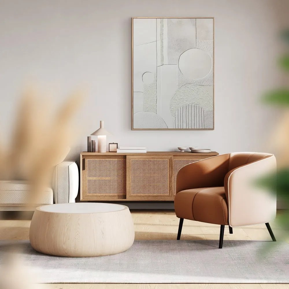 Obraz s ručne maľovanými prvkami 70x100 cm Lan – Styler