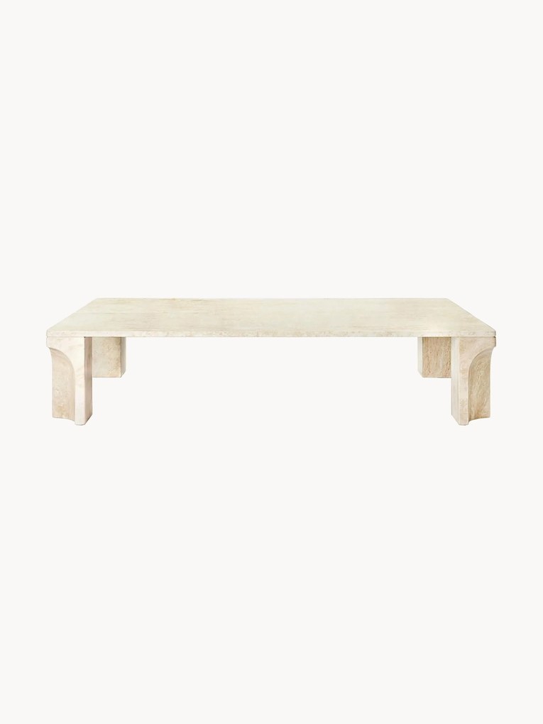 Travertínový konferenčný stolík Doric, Š 140 cm