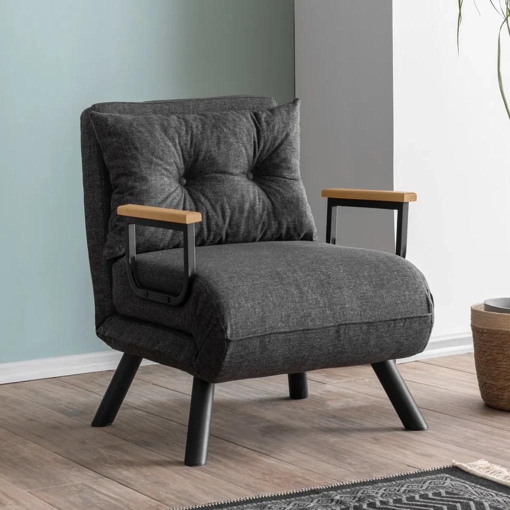 Kreslo Sando Single Dark Grey